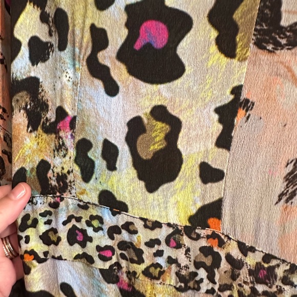 Sadie leopard colorful wrap dress by blank London purchased from Anthropologie - Picture 4 of 6